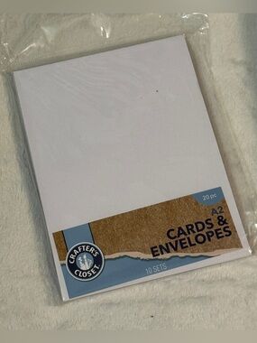 Crafter's Closet White Cards & Envelopes